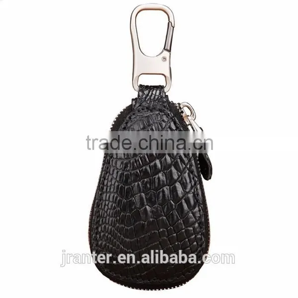 Fashionable Custom Car Key Case 100% Crocodile Leather Car Key Case photo-3
