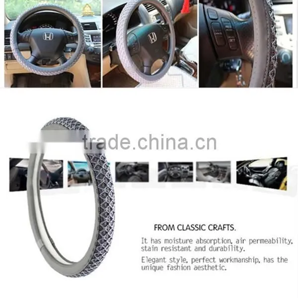 Hebei Manufacturer PU Material Car Steering Wheel Cover photo-2