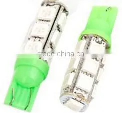 RV LED Light Bulb Lamp 12v 5w T10 Green 5050 13-SMD LED Car Light Lamp Bulbs