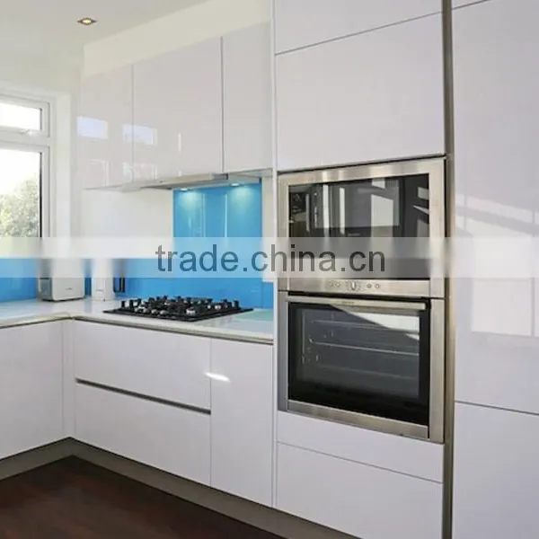 White and Blue Kitchen Furniture Turkey Afforbable Ktichen Cabinet photo-3