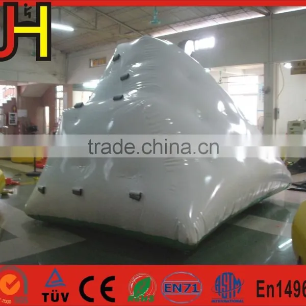2016 Factory Price Inflatable Iceberg Climbing Water Island Climb Wall Toys 0.9mm PVC Tarpaulin photo-3