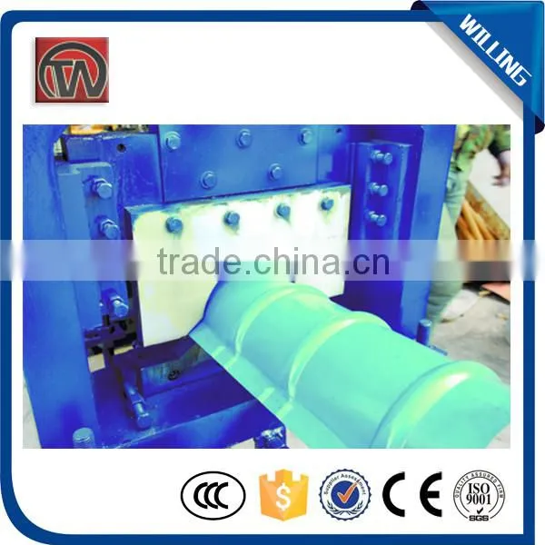 Wholesale Profile Roll Forming Machine Colored Glazed Steel Roof Tile photo-3