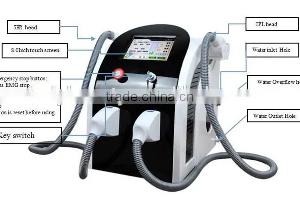 Hottest Portable Ipl rf Shr Opt Two Handle photo-2