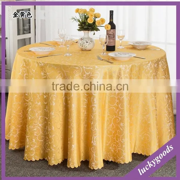 Hotel and Restaurant Use Royal Blue Printing 132 Round Table Cloth Wholesale photo-5