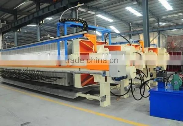 630 mm Plates Slurry Recessed Small Filter Press photo-5