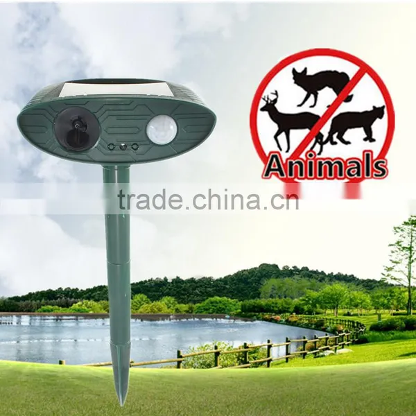 New X-pest Bell Howell Product VS-3194 Defender Mega Sonic Electronic Solar Animal Guard Bird Cat Owl Repeller photo-5