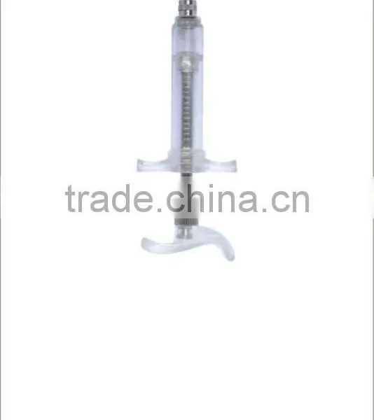 Vet and animal using Plastic steel with graduation syringe