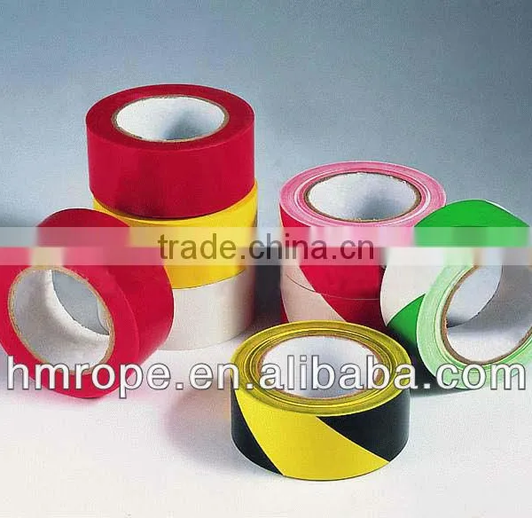 PE Warning Tape Non-adhesive White/red
