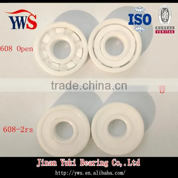 608 Si3N4 ZrO2 Full Ceramic Ball Bearing 608 Open and 608-2rs photo-3