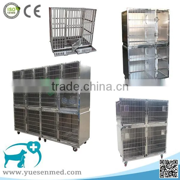 Size Customizable High Quality Stainless Steel Veterinary Clinic Pet Cages photo-2