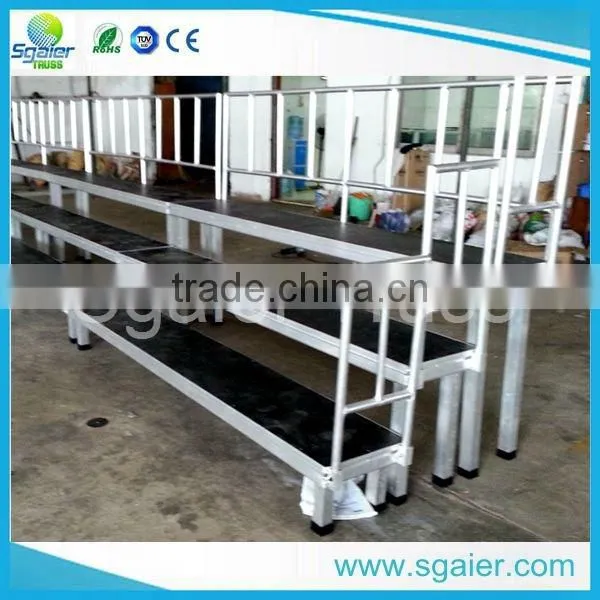 Auminum Folding Choral Riser With Plywood Platforms photo-3