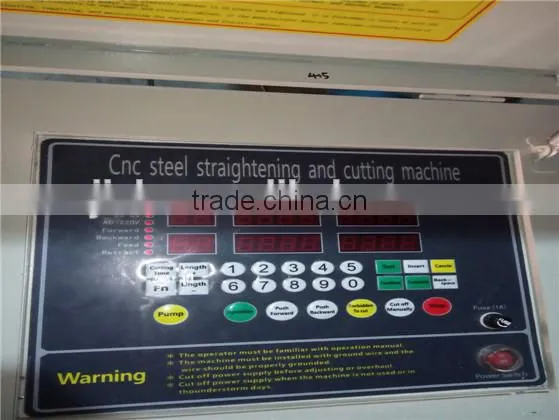 High Speed Rebar Wire Straightening and Cutting Machine photo-6
