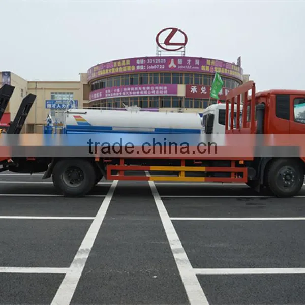 10ton Dongfeng 4x2 Low Flatbed Truck photo-4