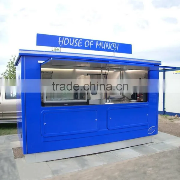 2016 Fibreglass Street Mobile Kitchen Service Cart YG-FRP-03 Food Kiosks for Sale photo-3
