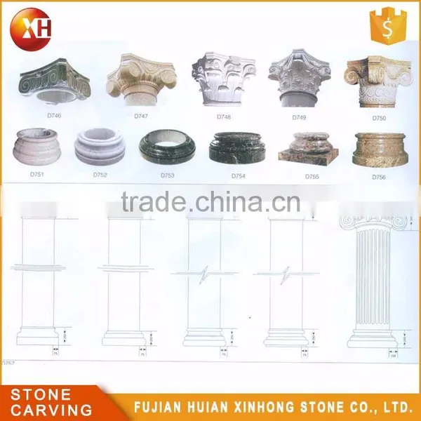 Various Patterns Granite Gate Post photo-5