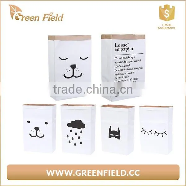 Recycle Laundry Toy Organizer Paper Storage Bag Home Paper Keeper Bag photo-3