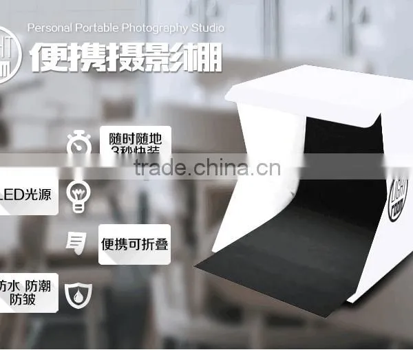 Mini Portable Folding Photostudio Simple Photography Property Equipement Mini Foldable Softbox With USB Light Tent photo-3