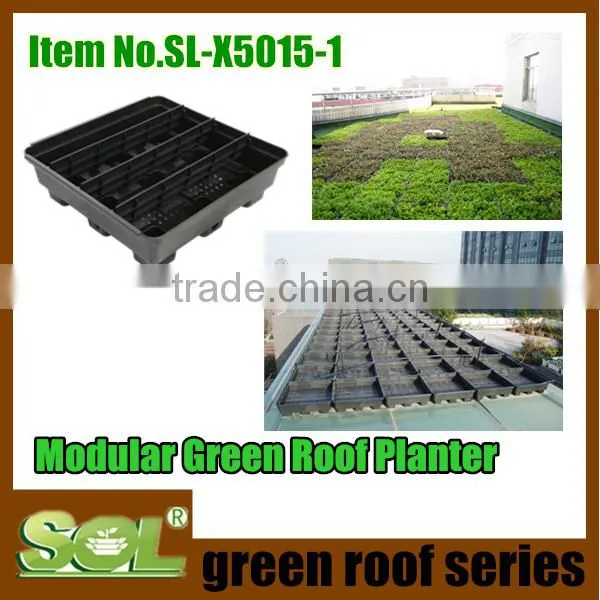 Green Roofs Planter Plastic Flower Pot for Seedings Nursery Pot Saucers photo-2