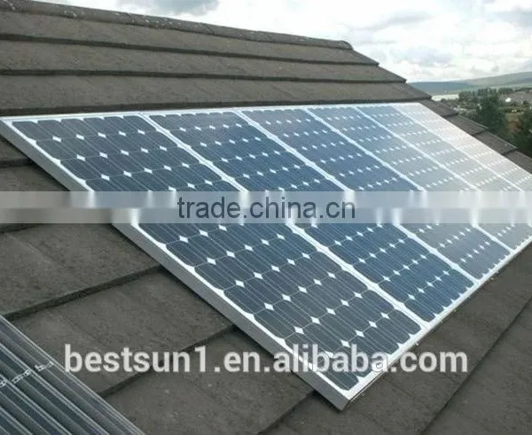 Solar Panel Mounting Brackets 10000w/ Complete Photovoltaic System for Home Use photo-4
