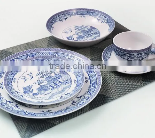 Promotional 20pcs Porcelain Cheap Dinnerware Set With Chinese Style Decal photo-2