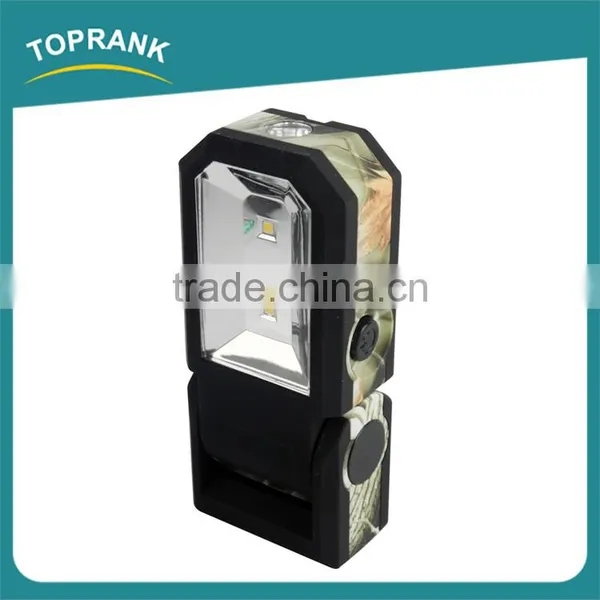 Outdoor Super Bright Camouflage Printed Flat Magnetic Flashlight With Hook photo-2
