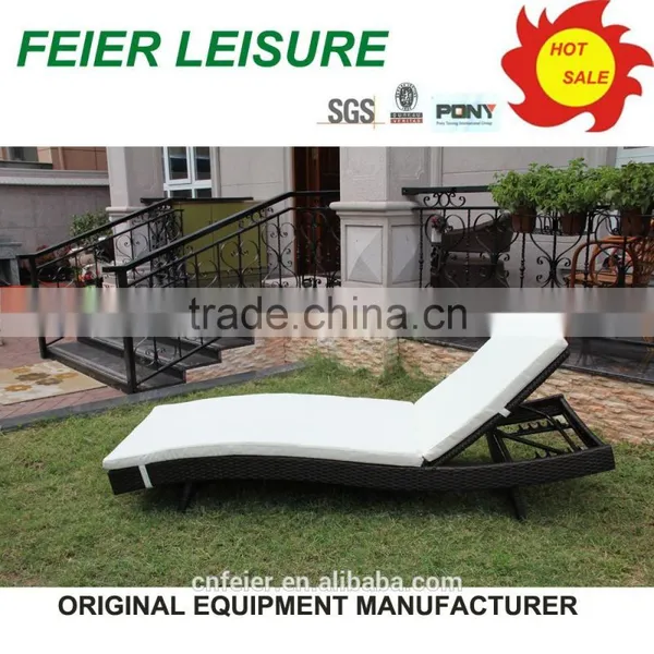 Portable kd Aluminium Sun Lounger With Hot Market photo-2