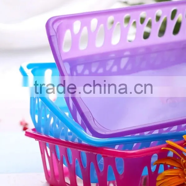 Useful BPA-Free Medium Size Plastic Washing Basket/ Fruit Vegetable Basket photo-3