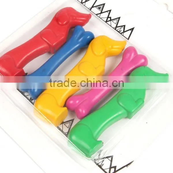 5 pk Dog and Bone Crayons , Wax Crayon photo-2