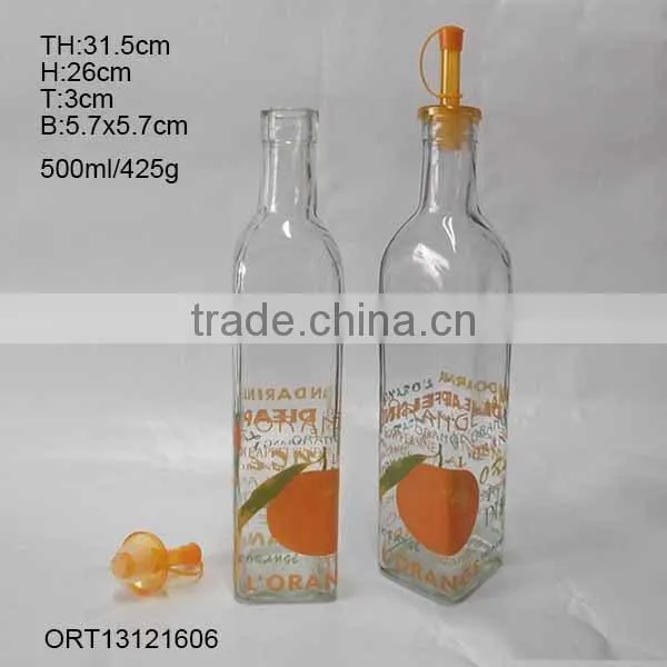 Wholesale Glass Storage Oil Vinegar Bottle photo-4