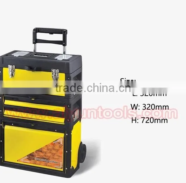 Draw-bar Box Plastic Box Trolley Case Compartment Tool Box Pull Rod Case Luggage photo-2