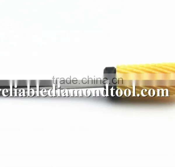 Shank Diameter 2.35mm Colored Ceramic Burr For Nail 1 Piece Huaxing Large Barrel photo-3