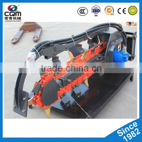 China Chain Trencher Working for Skid Steer Loader/trenching Machine photo-2