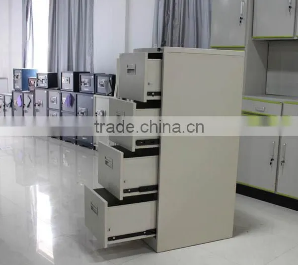 Glossy White Vertical Steel 4 Drawer File Cabinet photo-3