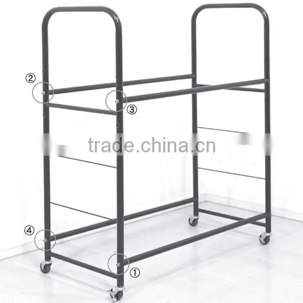 Steel Tube Customized Tire Rack Display Stand photo-2