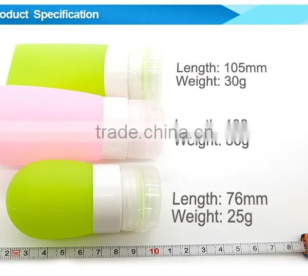 Silicone Bottle Set Protable for Travel Shampoo Lotion Travel Bottle Wholesale photo-3