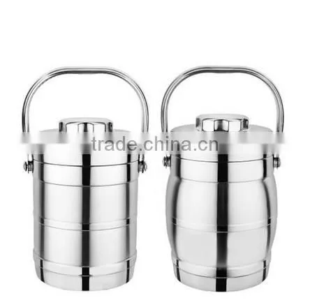 Guangzhou Manufacture Supplier OEM Insulated Ice Bucket Stainless Steel Ice Bucket With Lid photo-5
