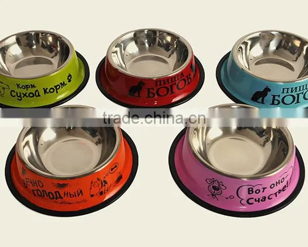Wholesale Stainless Steel Pet Bowl Dog Water Bowl Cat Food Bowl photo-5