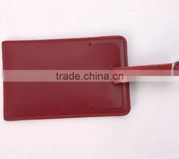 Custom Logo Leather Name Tag Luggage Tag photo-3