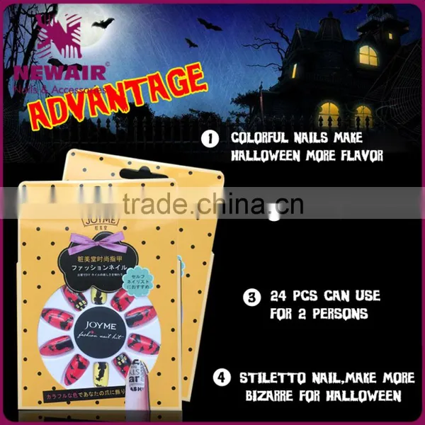 2017 New Fashion Dark Holloween Nail Art Tips photo-2