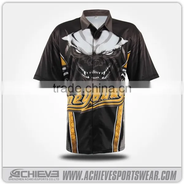 Custom Personal Design Sublimated Racing Polo Shirts photo-5