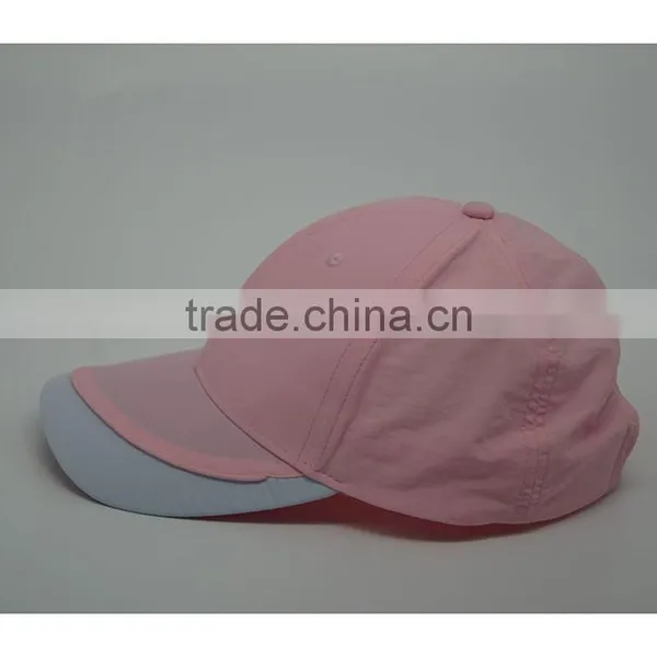 Baseball Caps With Fabric Color Contrasting oF Taslon Waterproof Fabric photo-4