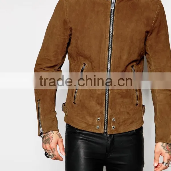 Suede Leather Fashion Jacket photo-3