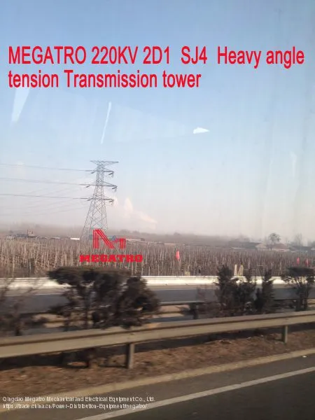 MEGATRO 220KV 2D1 SJ4 Heavy Angle Tension Transmission Tower photo-2