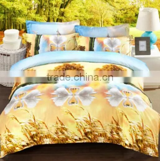 Hot Sell Colorful Decorative Flower Design Digital Printed Bed Skirt Factory photo-3
