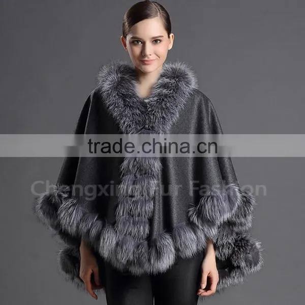 CX-B-P-22B New Fashion High Quality Pashmina Cashmere Ladies Shawls photo-3