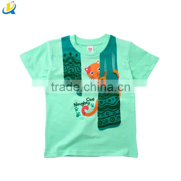 Top Quality Black Fancy Boys Custom Printing Kids t Shirt Children Short Sleeve T-shirt photo-3