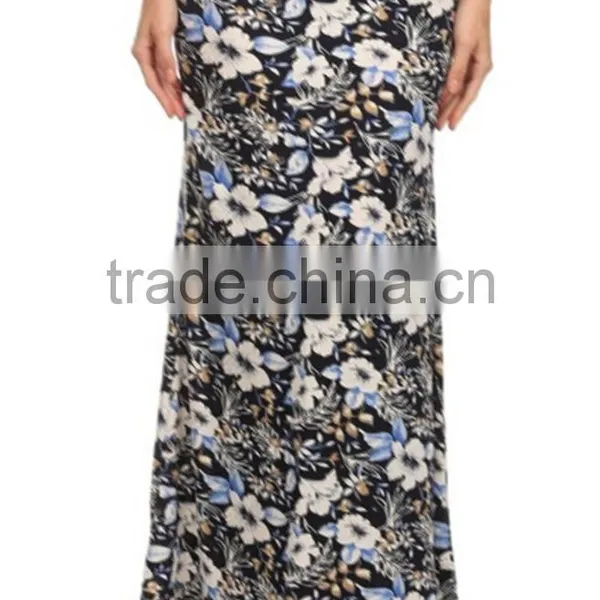 MGOO Custom OEM Women Tie Dye Maxi Skirt Knitted Wrap Around Skirts Vivid Print Ladies Long Skirts photo-6