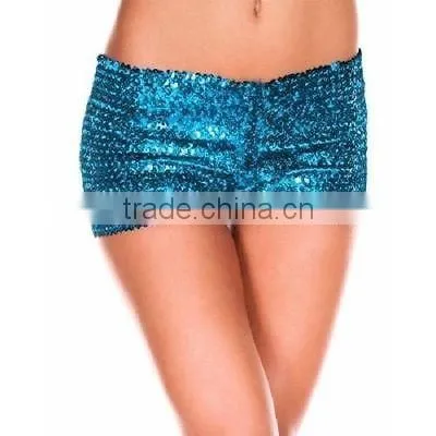 Walson Sexy Metallic Sequins Clubwear Party Stretch Shorts Hot Pants 9 Colors photo-4