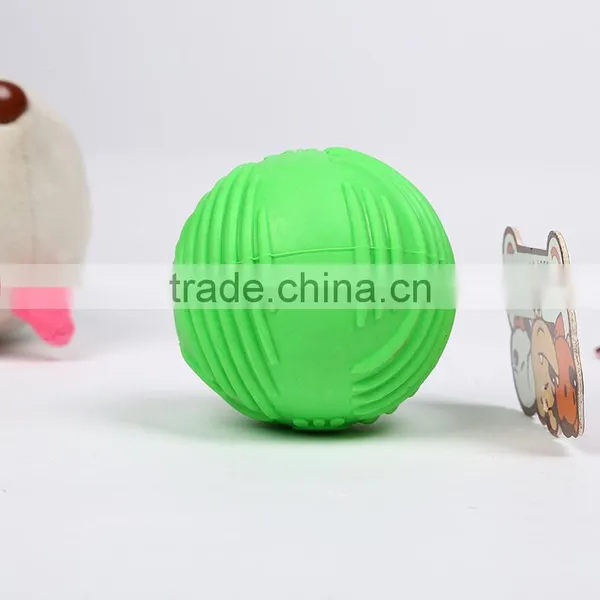 Colorful Bite Resistant Ruber Dog Tooth Cleaning Ball Toy, Dog Chewing Ball photo-3