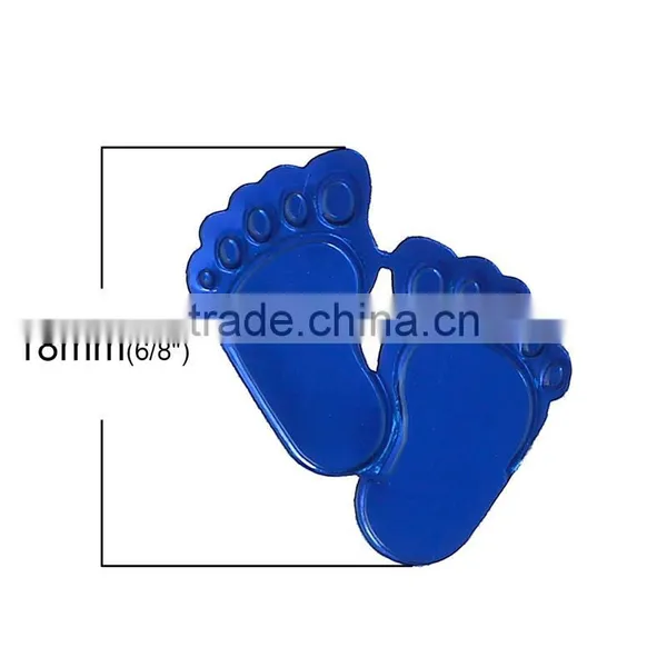 PVC Confetti Party Decoration Baby Shower Footprint At Random photo-2